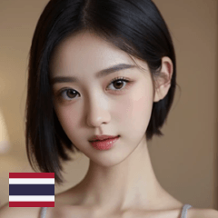 THAI Japanese short hair beauty