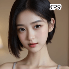 JP9 Japanese short hair beauty