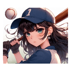 野球⚾美少女♪