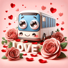 버스와 함께하는 발렌타인 데이