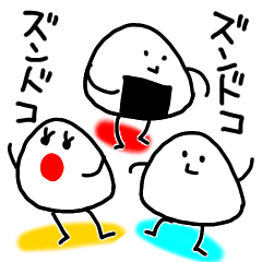 small sticker of small onigiri2