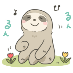 NOHOHON Sloth sticker3