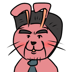 Horn-cut rabbit Tanaka