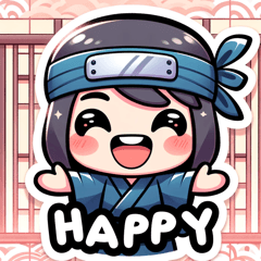 Cute Ninja Girl's Daily Life
