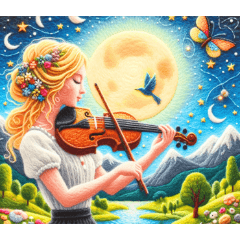 Melodic Felt Violin 2