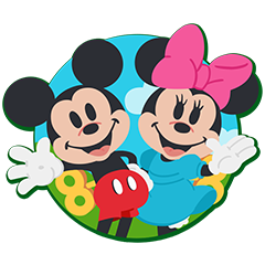 Pokopoko Mickey & Friends Event Sticker