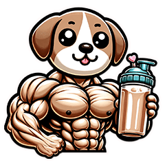 Muscular&cute dog2