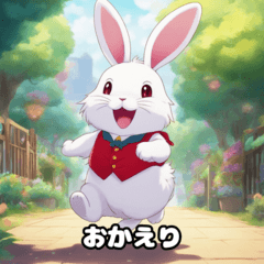 white rabbit funny