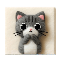 Wool Felt Kitty