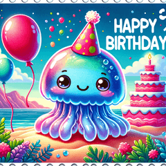 Jellyfish Joy: Greetings & Cheers