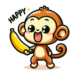 Fun Monkey Adventures with Banana