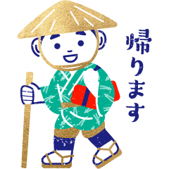 Japan-themed stickers for everyday (JP)