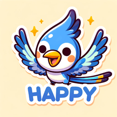 快樂的台灣藍鵲