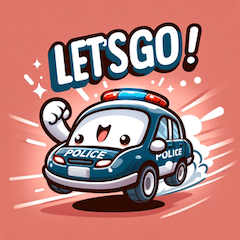 Patrol Car Stickers: 40 Fun Designs