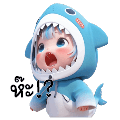 Sharky girl cute