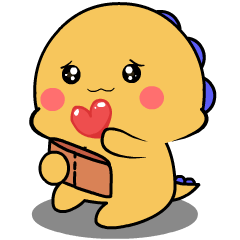 Yellow Dino 8 : Animated Stickers