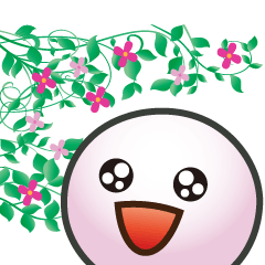 Cute pink Tangyuan--Useful stickers
