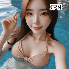 JPN 21 year old cute swimsuit girl