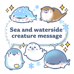 Sea and waterside creature message A