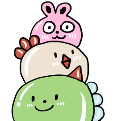 ping-pong rabbit and friend – สติกเกอร์ LINE | LINE STORE