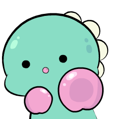 Chubby Dino 4 : Pop-up stickers