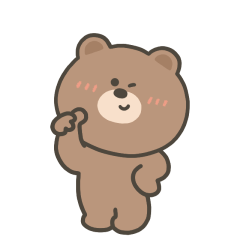 wuli bear25 sticker