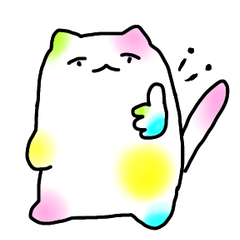 Useful colorful cat stickers