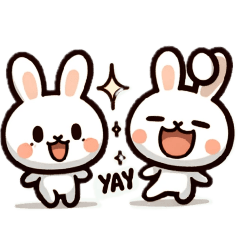 Fluffy Rabbits' Emotions