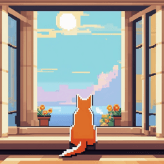 Whisker Wonderland - Cat Pixel Art