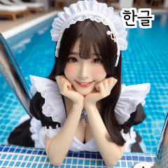 KR 26 year old maid outfit  A