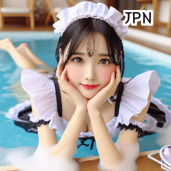 JPN 25 year old maid uniform