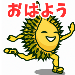 Cute Durian Sticker