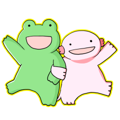 Amphibian brothers Sticker2