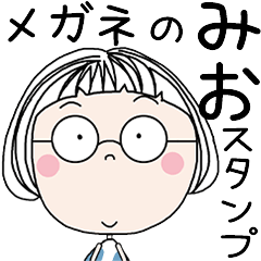 MIO's GLASSES STICKER!!