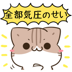 unmotivated all calico cat day Sticker