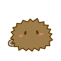 A scrub brush admired by hedgehogs
