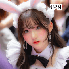 JPN 27 year old maid rabbit