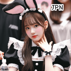 JPN 24 year old maid rabbit