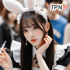 JPN 28 years old rabbit ears