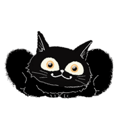 แมวดำที่มีตาโต