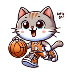 Basketball Cat.