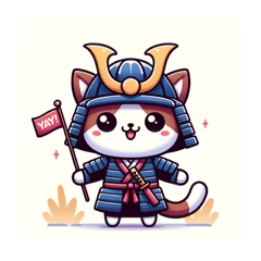 #Samurai Cat