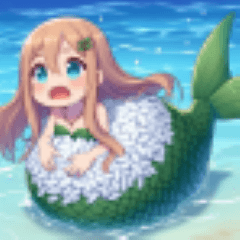 Cute Mermaid Onigiri