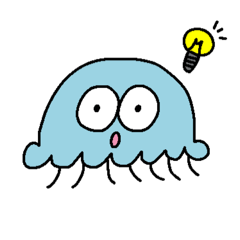 light blue jellyfish