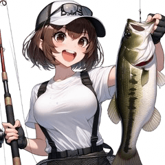 鱸魚釣魚女孩 2
