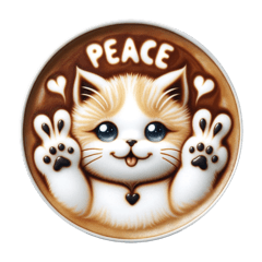 Kucing Cafe Latte
