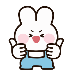 Bunny animated stickers