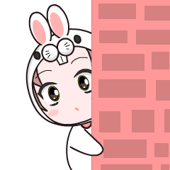 Momo Rabbit : Pop-up stickers