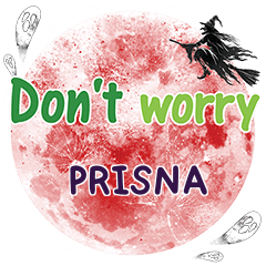 PRISNA Don't worry One word e