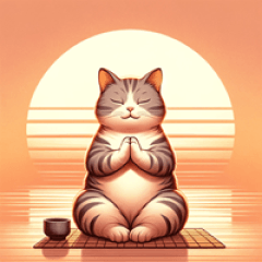 Kucing Berdoa: Kejutan Ceria